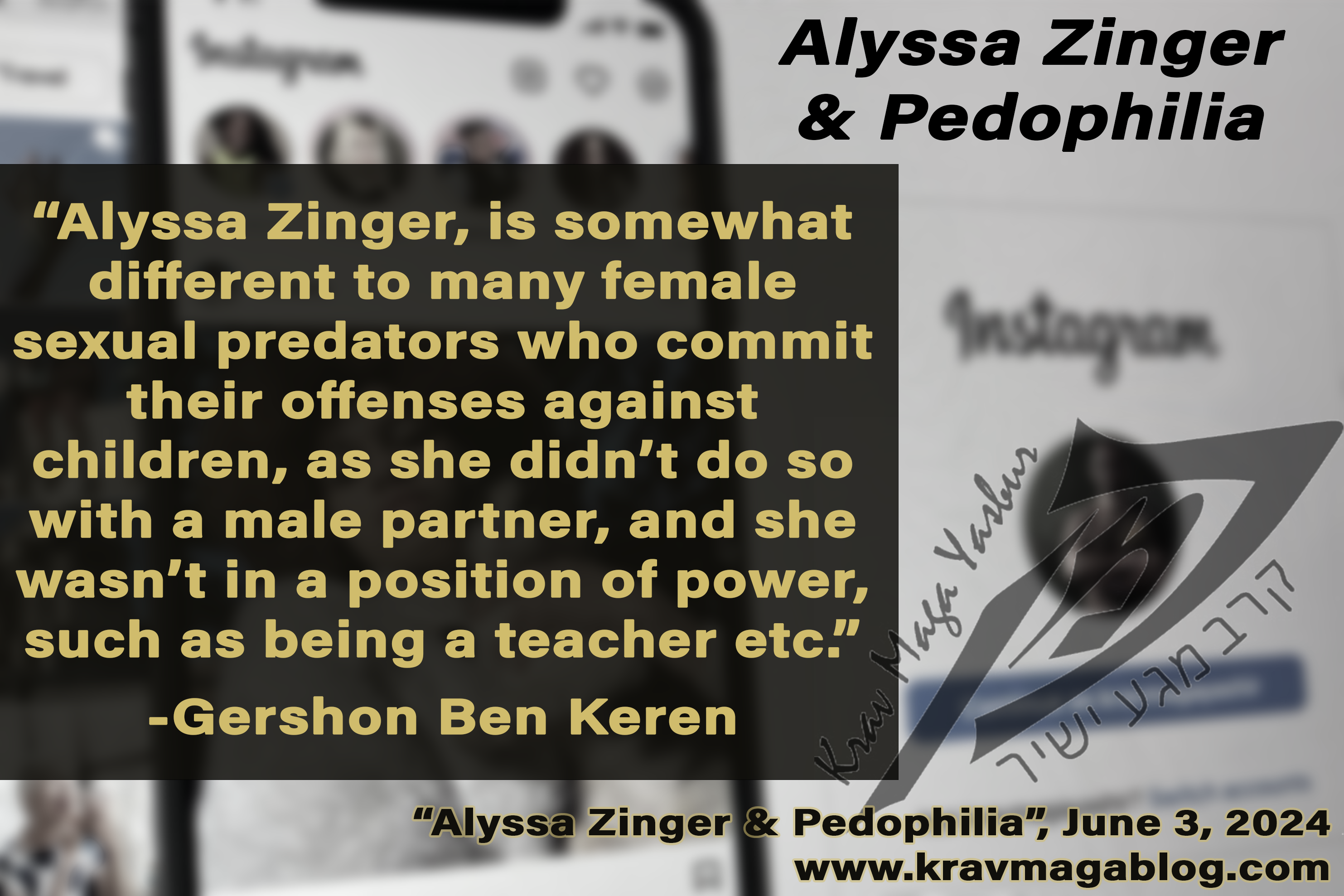 Alyssa Zinger & Pedophilia