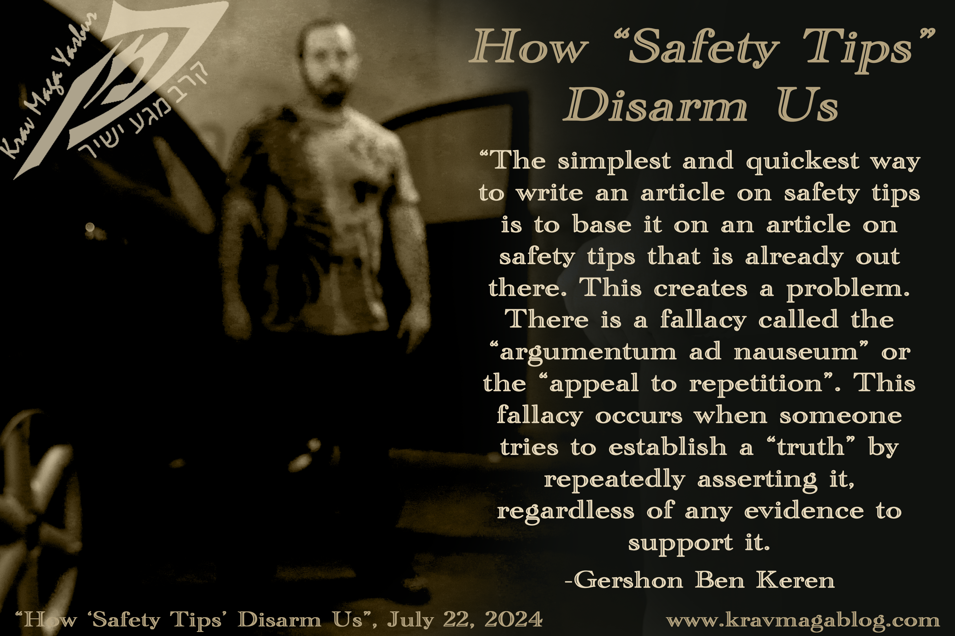 How Safety Tips Disarm Us