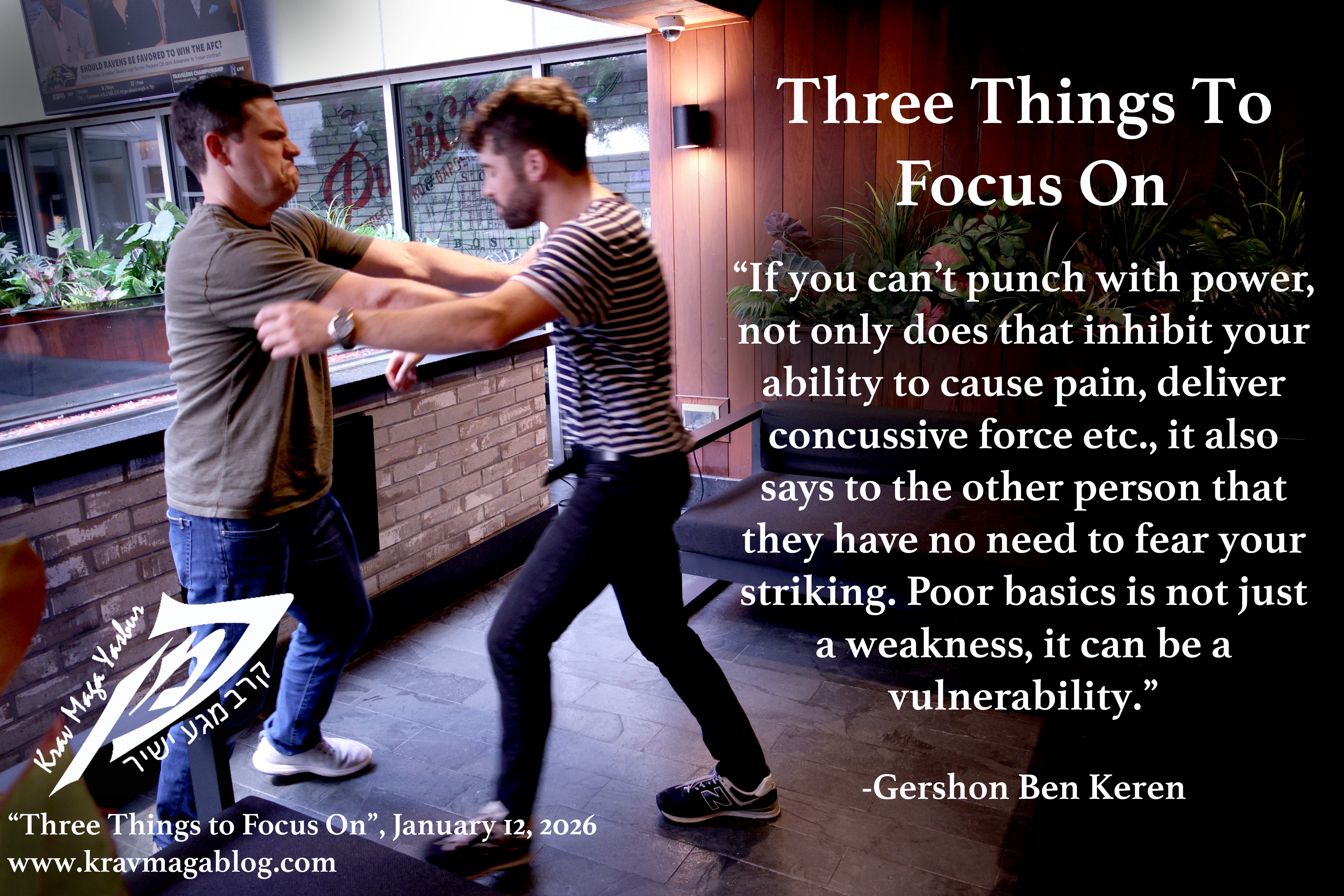 Three Things to Focus On