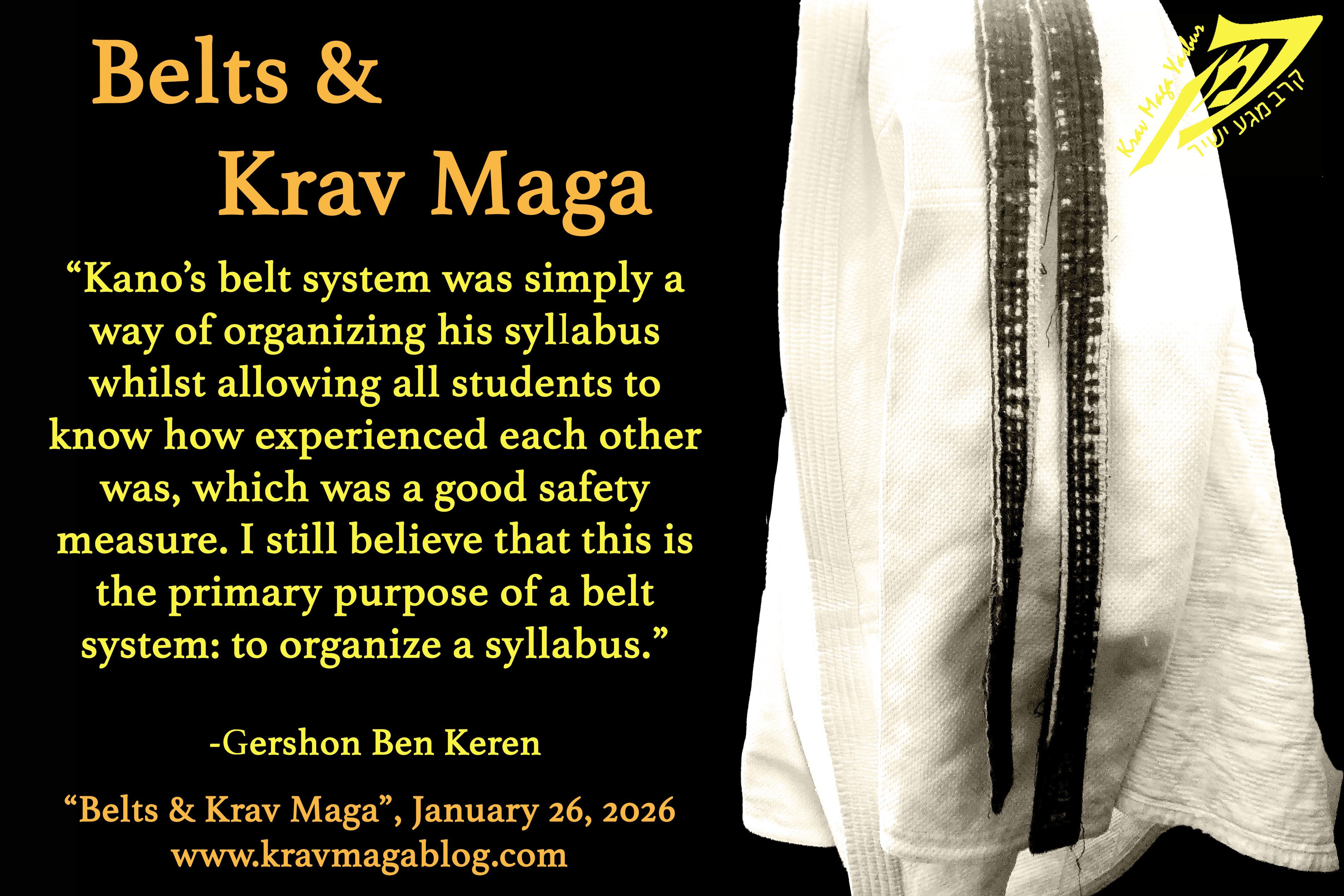 Krav Maga & Belts