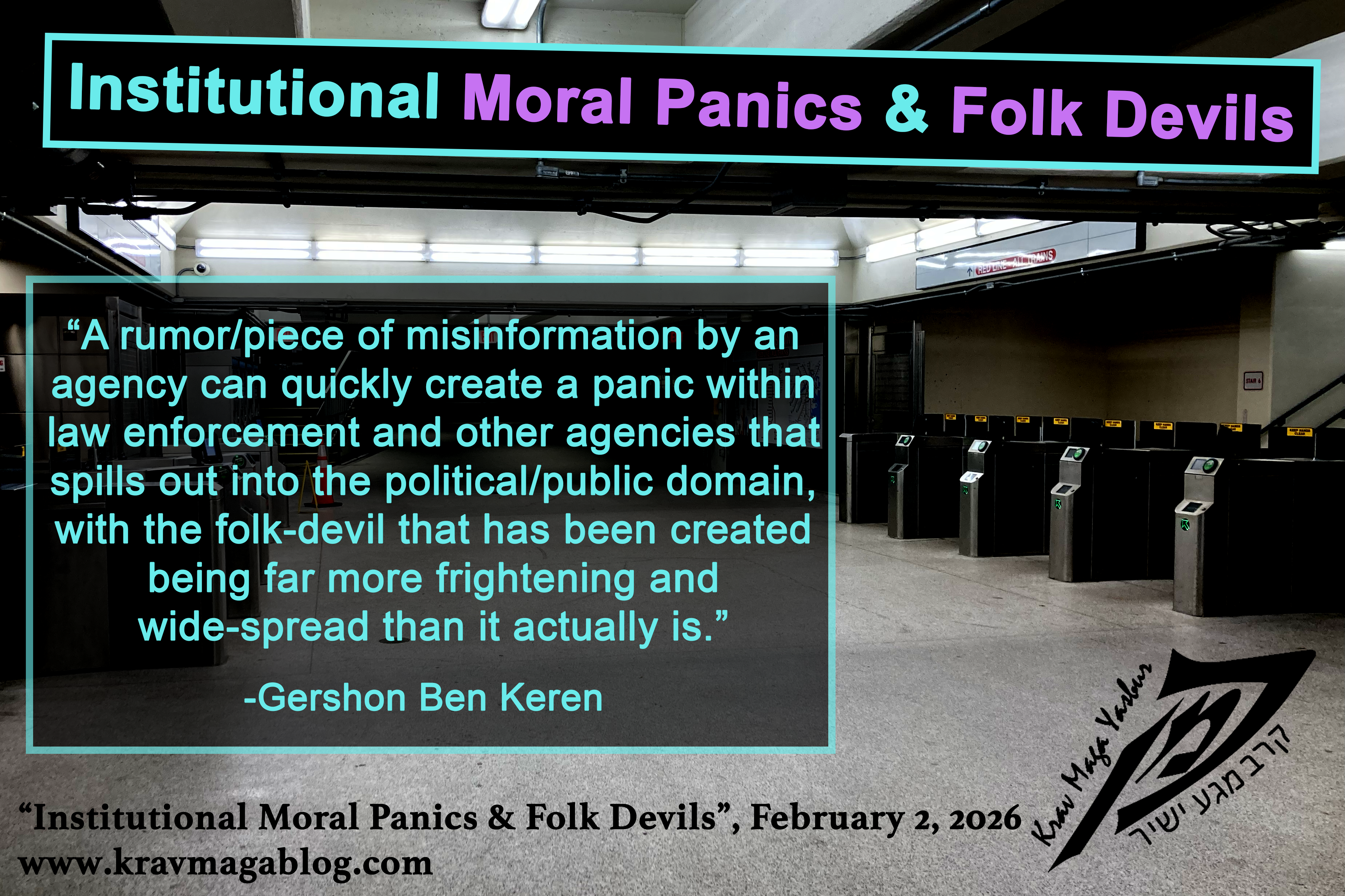 Institutional Moral Panics & Folk Devils